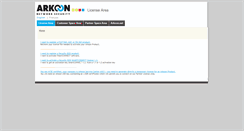Desktop Screenshot of license.arkoon.net